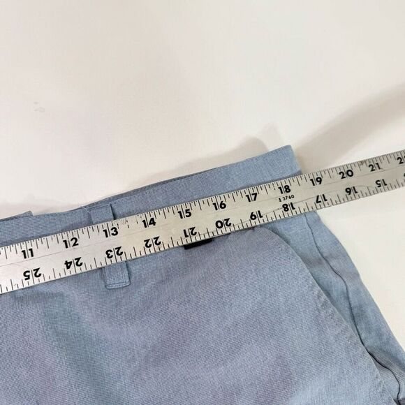 Travis Mathew Shorts Mens 36 Light Blue Pockets Flat Front Belt Loops - Picture 5 of 8